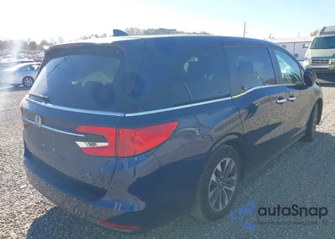 2022 Honda Odyssey Ex-L from USA, damaged, VIN 5FNRL6H72NB021475